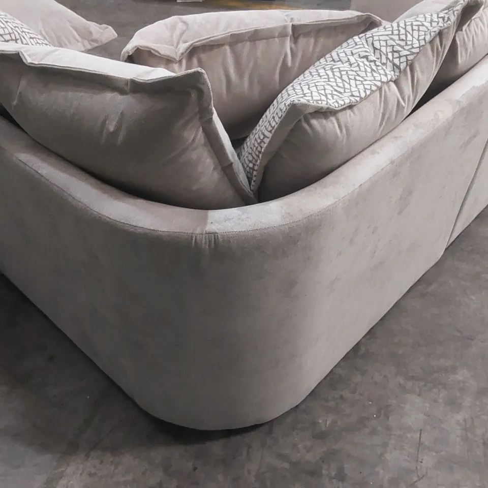 QUALITY DESIGNER HAVANA LH DOUBLE ARM CORNER GROUP SOFA