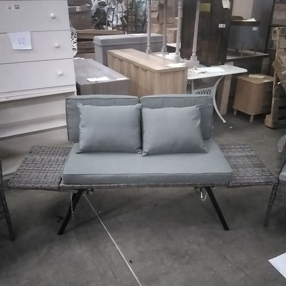 SPACE SAVING DINING TABLE WITH 4 VELVET CHAIRS SET 