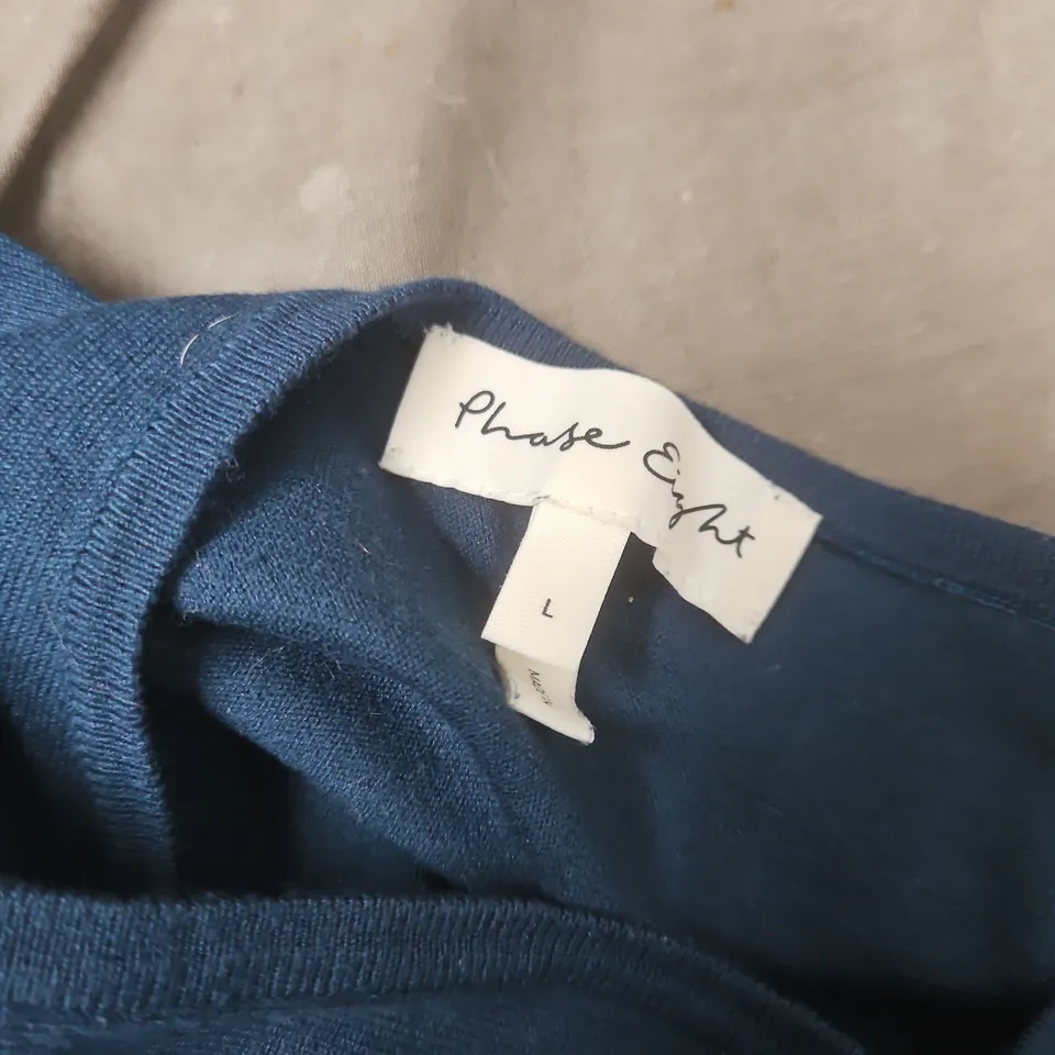 PHASE EIGHT BLUE WOMEN'S TOP, UK SIZE L