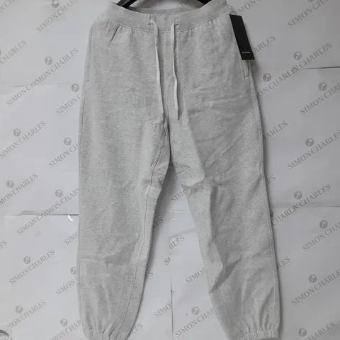 LULULEMON OVERSIZED CUFFED JOGGER IN LIGHT GREY SIZE S