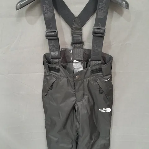 THE NORTH FACE TEEN SNOW SUSPENDER PANTS IN BLACK SIZE XS