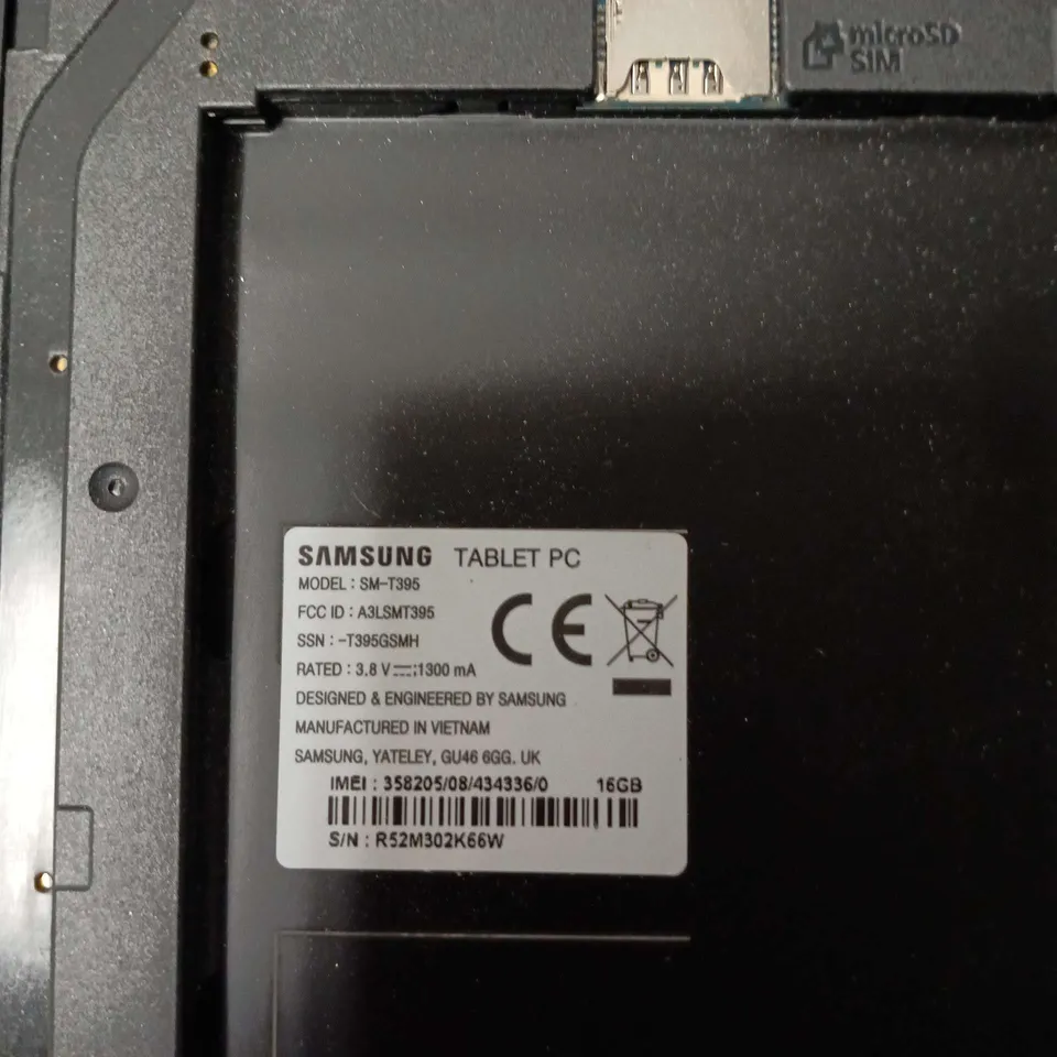 SAMSUNG TABLET PC SM-T395 – 16GB