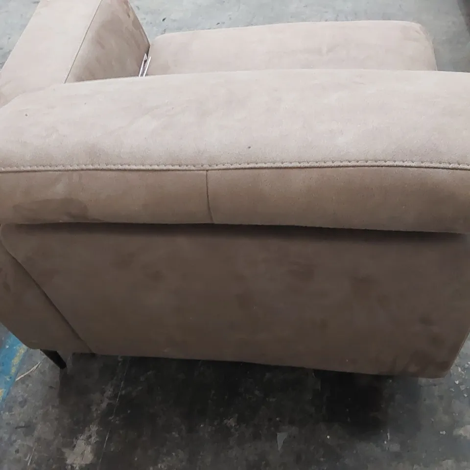 FAUX LEATHER SOFA PIECE - BROWN (1 ITEM)