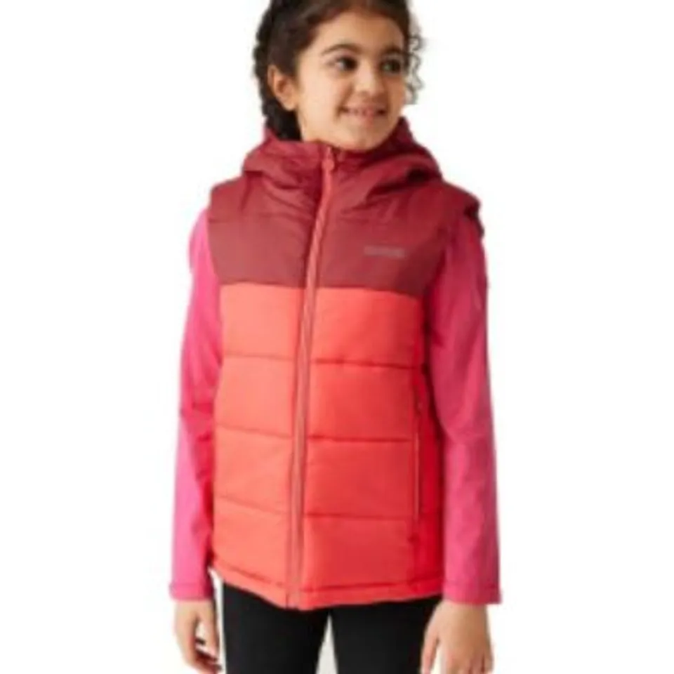 BRAND NEW REGATTA KIDS LOFT HOUSE II PADDED GILET IN  RED- 11-12 YEARS