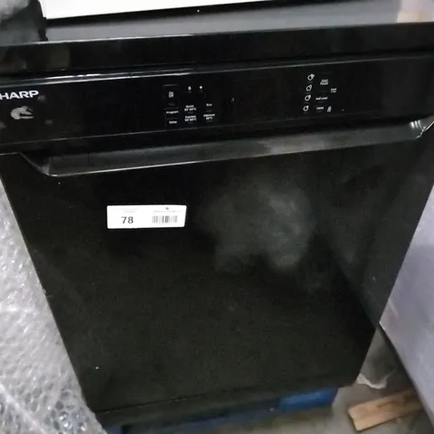 DESIGNER SHARP DISHWASHER BLACK