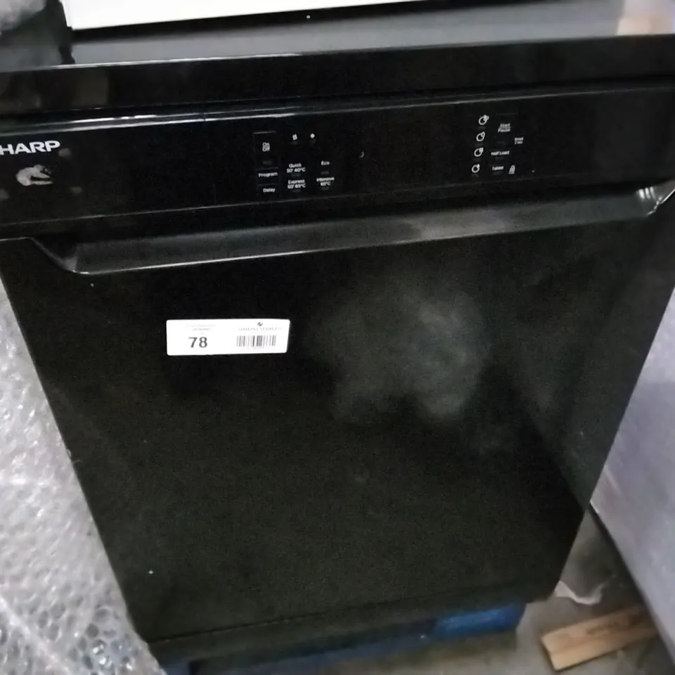 DESIGNER SHARP DISHWASHER BLACK