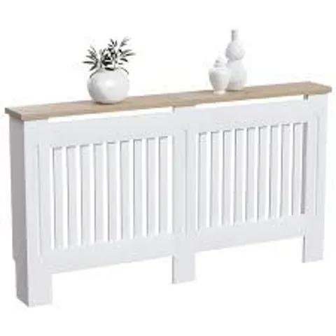 BOXED VIDA DESIGNS ARLINGTON RADIATOR COVER - WHITE - LARGE