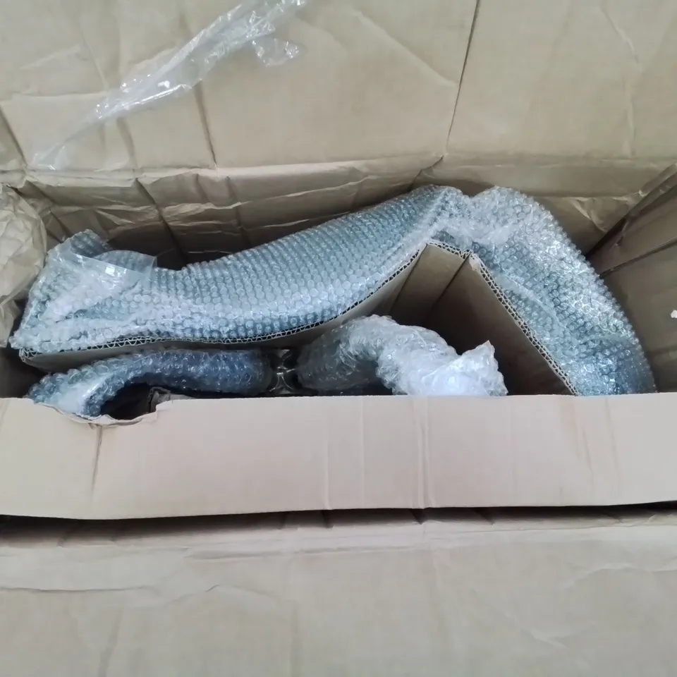 A BOXED GREY SWIVEL OFFICE CHAIR