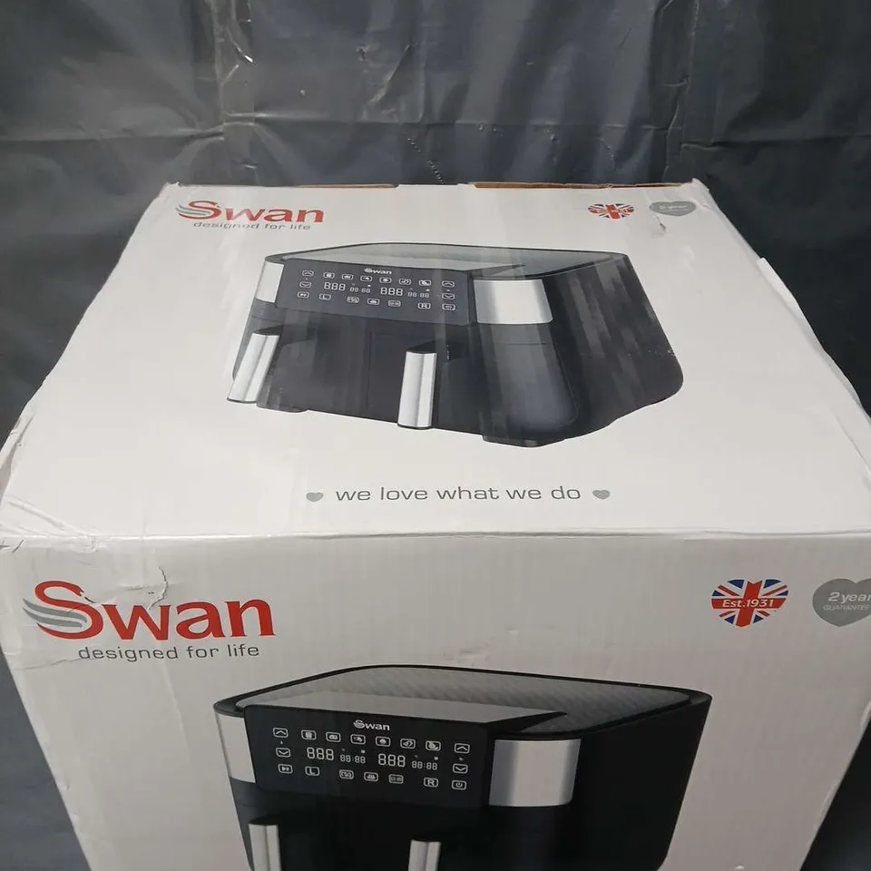 BOXED SWAN 7.6L DUAL AIR FRYER 