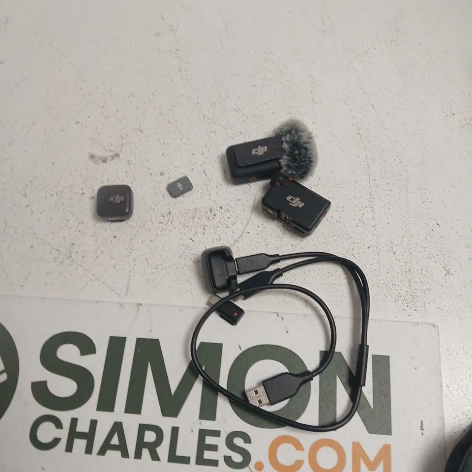 ASSORTMENT OF DJI MICROPHONE EQUIPMENT  