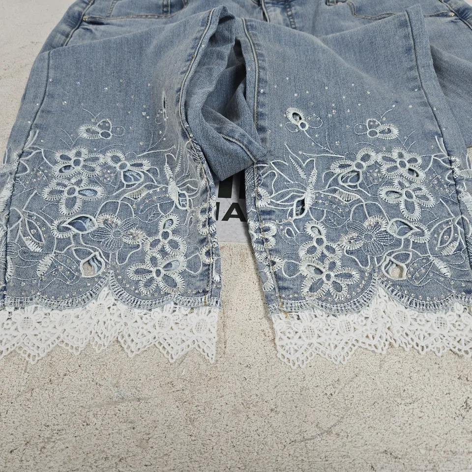 HEINE CROPPED JEANS UK 20