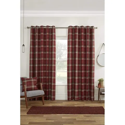 BAGGED LEATHERMAN BLACKOUT EYELET CURTAINS 