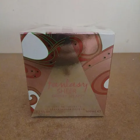 SEALED BOXED BRITNEY SPEARS FANTASY SHEER EAU DE TOILETTE 100ML
