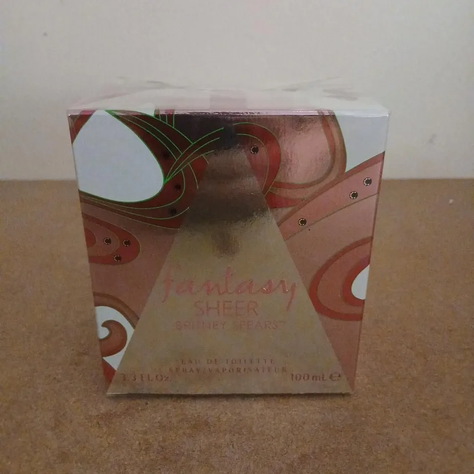 SEALED BOXED BRITNEY SPEARS FANTASY SHEER EAU DE TOILETTE 100ML