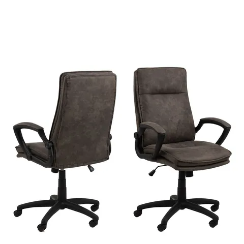 BOXED BRAD DESK CHAIR - MATT BLACK (1 BOX)