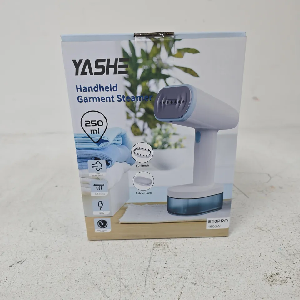 YASHE HANDHELD GARMENT STEAMER – 1600W (BOXED)