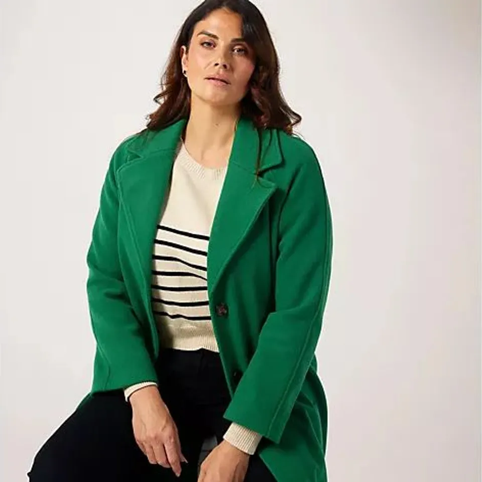 CENTIGRADE SINGLE BREASTED MID LENGTH COAT - XL
