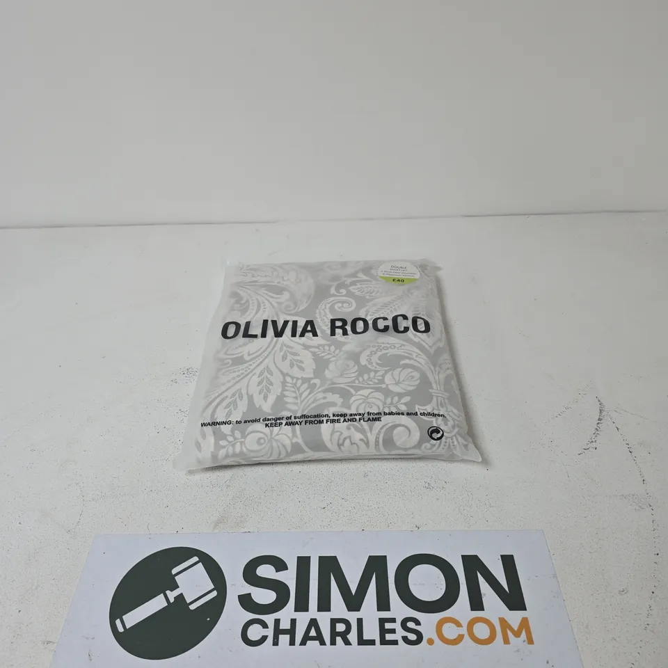 OLIVIA ROCCO DOUBLE DUVET SET – DUVET COVER 200X200 CM + 2 PILLOWCASES 50X75 CM