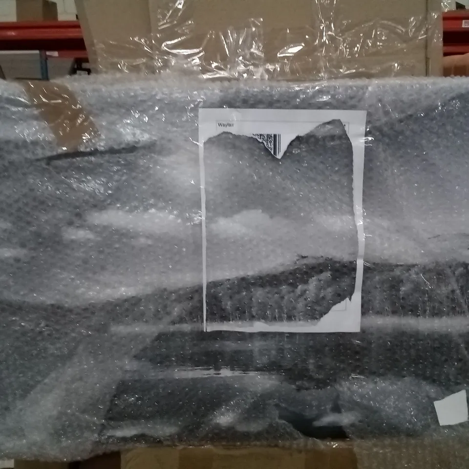 SUN REFLECTIONS BLACK & WHITE LAKE - WRAPPED CANVAS PRINT 