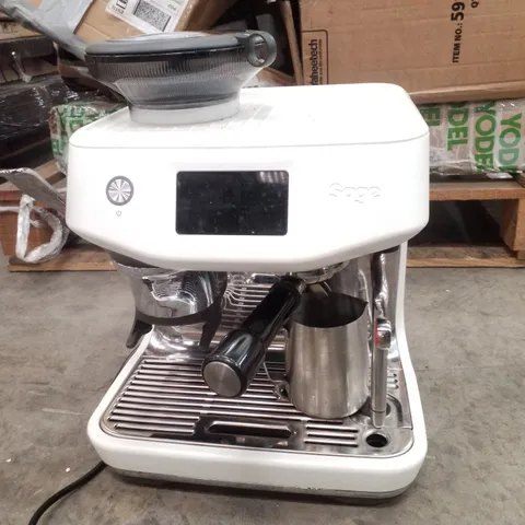 SAGE THE BARISTA TOUCH IMPRESS COFFEE MACHINE - WHITE