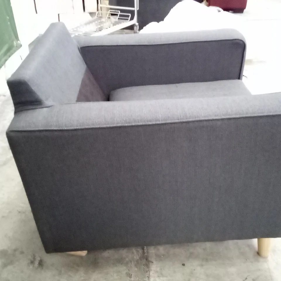 QUALITY DESIGNER ARMCHAIR GREY 