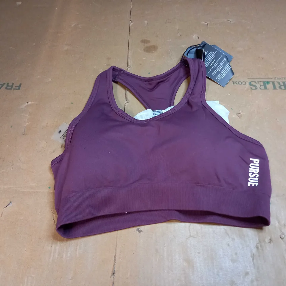 PURSUE MOVE SEAMLESS SPORTS BRA SIZE M