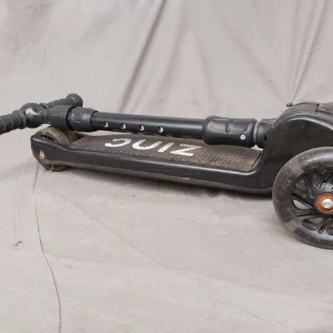 BOXED ZINC THREE WHEELED FOLDING SCOOTER