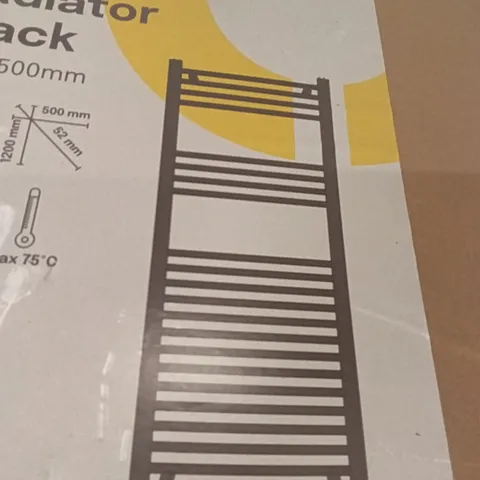 PALLET CONTAINING APPROXIMATELY 17 CURVED TOWEL RADIATORS 