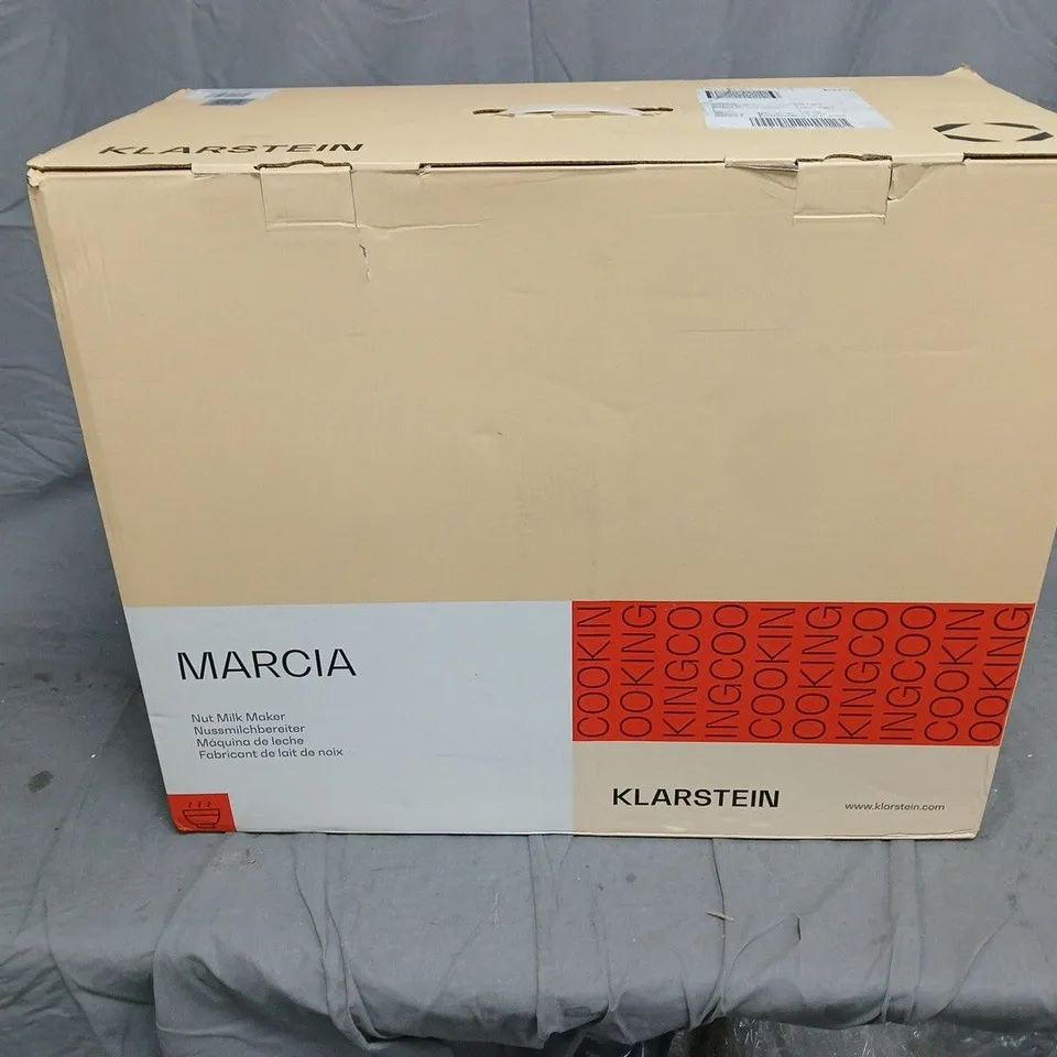 KLARSTEIN MARCIA NUT MILK MAKER – BOXED