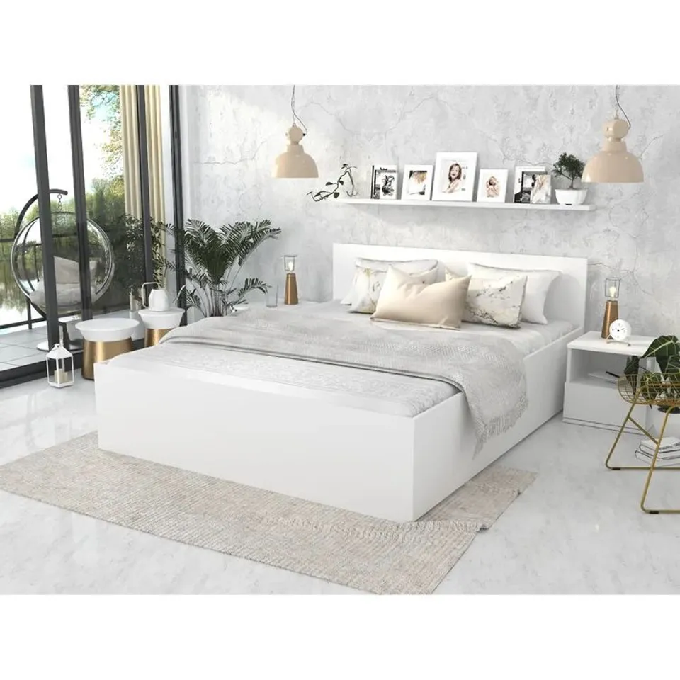 BOXED DESIGNER 6' SUPER KINGSIZE BED FRAME (2 boxes)