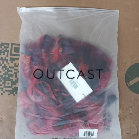 BAGGED OUTCAST AYLAI PLAYSUIT IN MULTICOLOUR SIZE SMALL