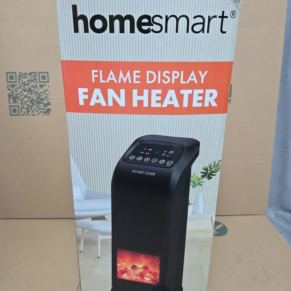 HOMESMART FLAME DISPLAY FAN HEATER 