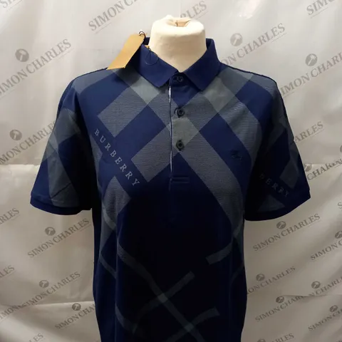 BURBERRY MENS POLO SHIRT SIZE XL