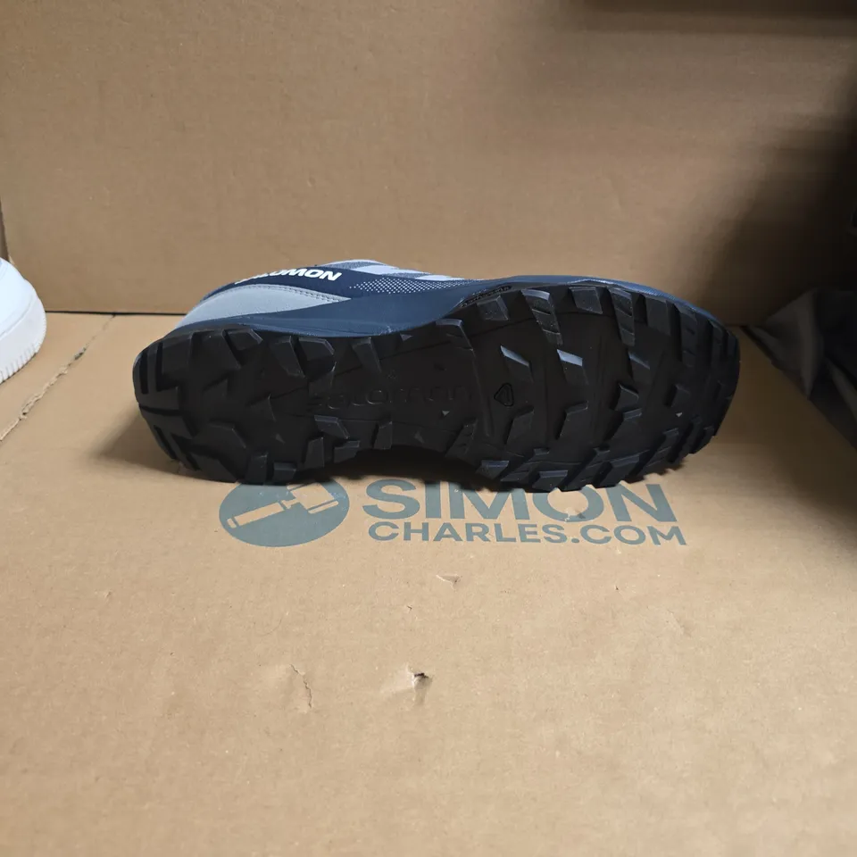 SALOMON SALIBA WP OUTDOOR SHOES – NAVY/GRAY, UK 9 