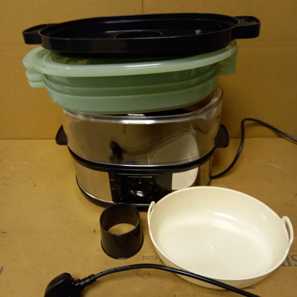 MORPHY RICHARDS STAINLESS STEEL FOOD STEAMER