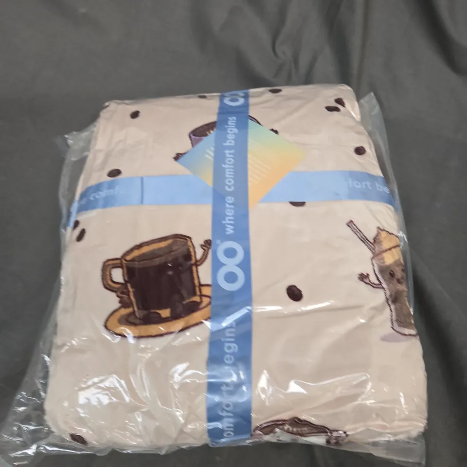 SEALED OODIE HOODED OVERSIZED BLANKET - BOBA TEA