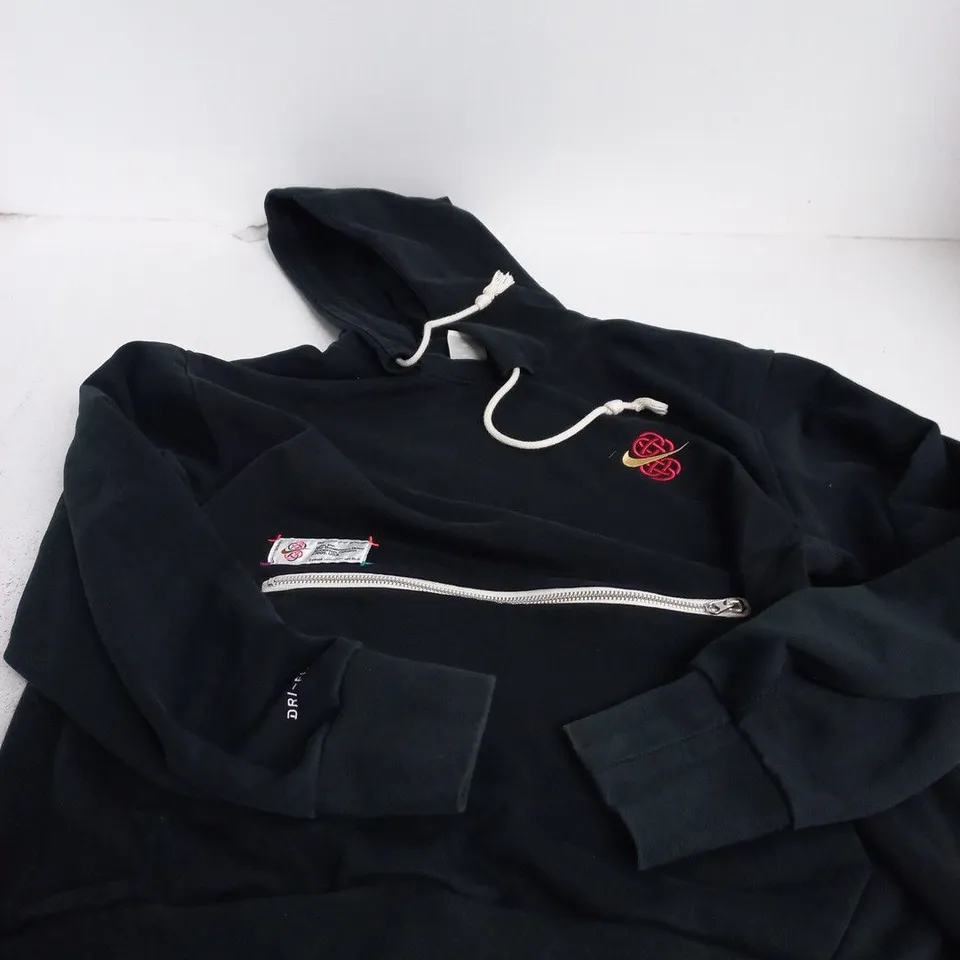 NIKE DRI-FIT HOODIE – NAVY, UK XL