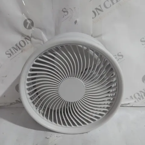 BELL & HOWELL RECHARGEABLE EXTENDABLE DESK & FLOOR FAN, WHITE