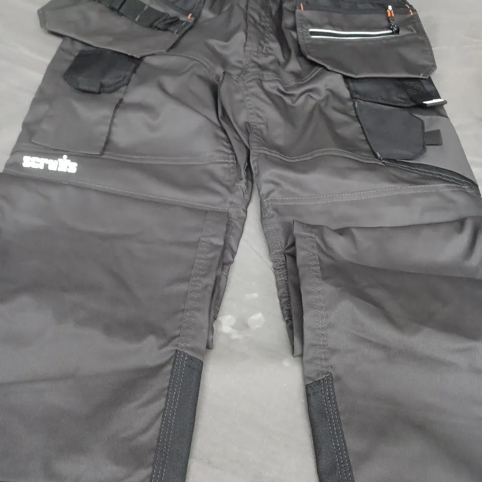 SCRUFFS T54792 PRO FLEX HOLSTER TROUSER, GRAPHITE - UK SIZE 34L
