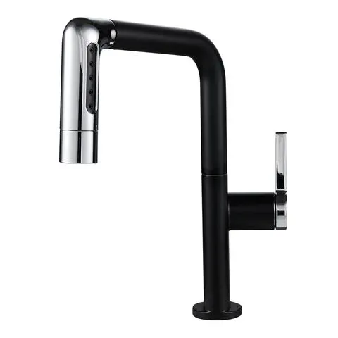 BOXED PULL-OUT SPRAYER RETRACTABLE KITCHEN FAUCET WITH 5 MODES