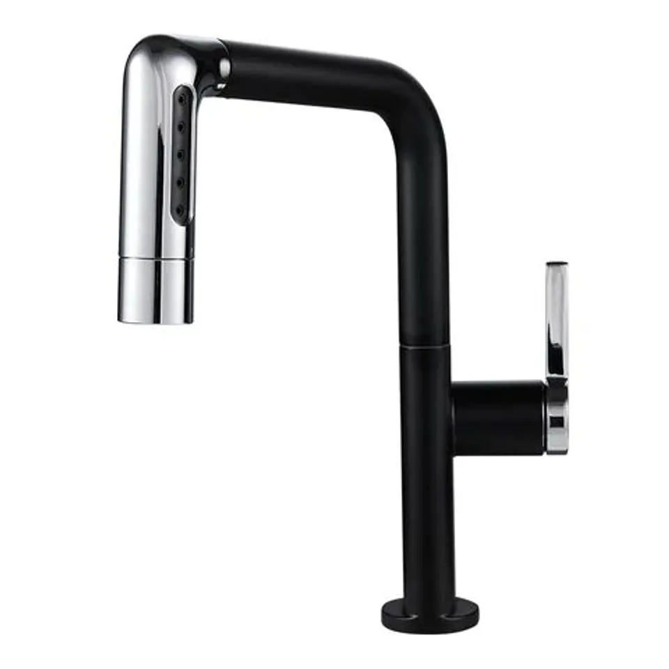 BOXED PULL-OUT SPRAYER RETRACTABLE KITCHEN FAUCET WITH 5 MODES