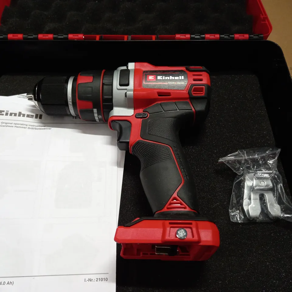 EINHELL CORDLESS DRILL IN CASE - TE-CD