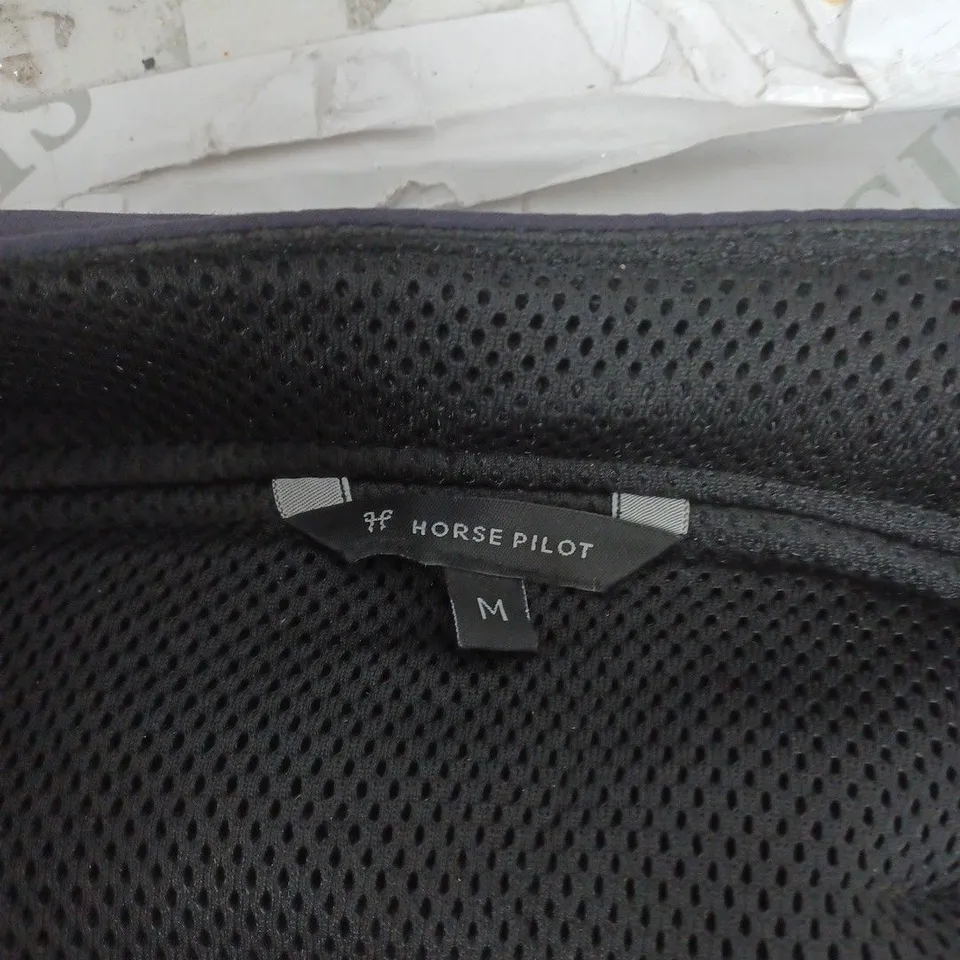 HORSE PILOT NAVY BLUE QUILTED GILET SIZE MEDIUM