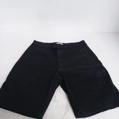 ARNE BLACK SHORTS, UK SIZE 28