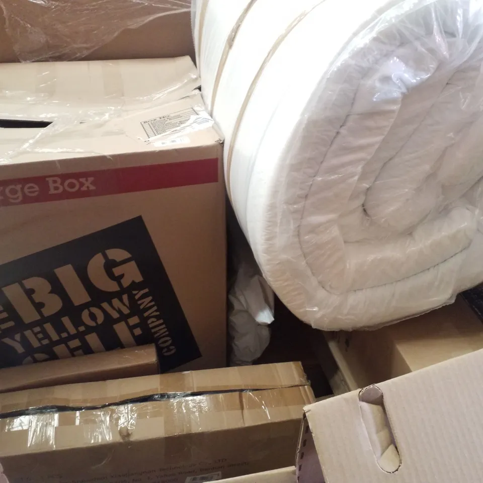 PALLET CONTAINING ASSORTED PRODUCTS INCLUDING FOLDING CHAIR, DEHUMIDIFIER, TOILET SEAT, RELAXATION FOOT SPA & FOLDING CHAIR