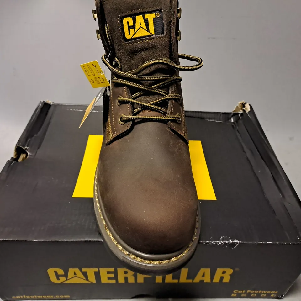 BOXED CAT POWERPLANT S3 BROWN BOOT - UK 7