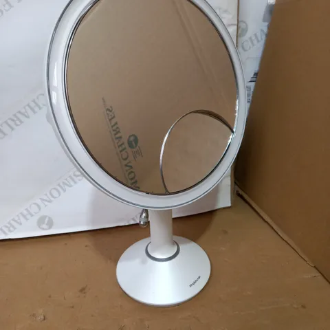 SIMPLEHUMAN SENSOR MIRROR TRIO WITH TOUCH CONTROL BRIGHTNESS- WHITE STAINLESS STEEL