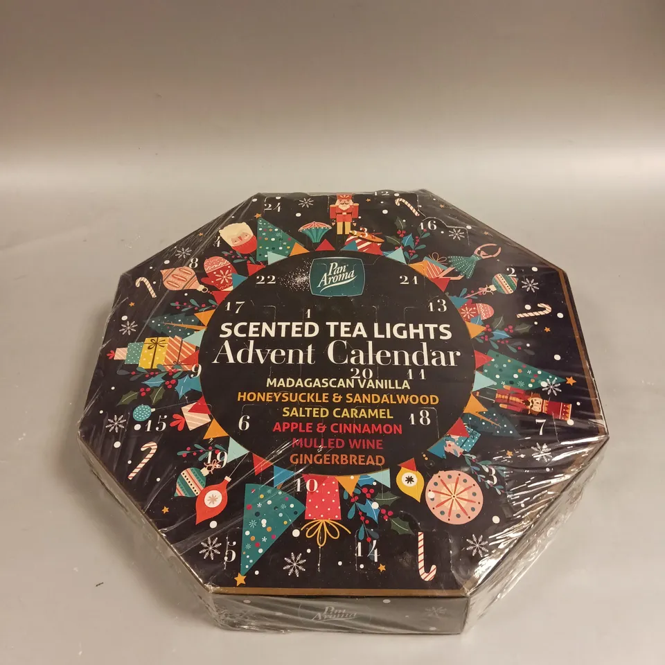 SEALED PAN AROMA SCENTED TEA LIGHTS ADVENT CALENDAR