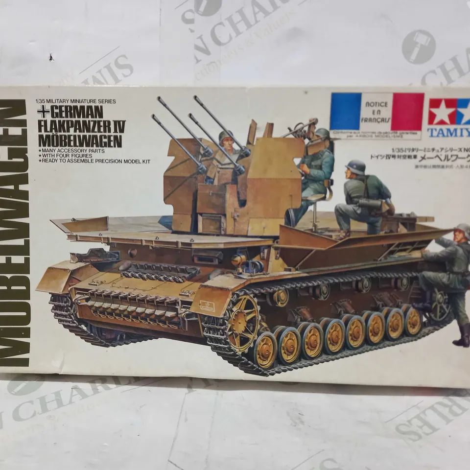 TAMIYA 1/35 MILITARY MINIATURE SERIES - GERMAN FLAKPANZER IV MOBELWAGEN MODEL KIT