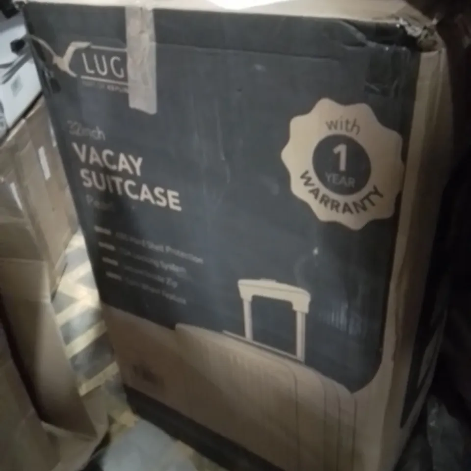 BOXED LUGG 32INCH VACAY SUITCASE PEARL
